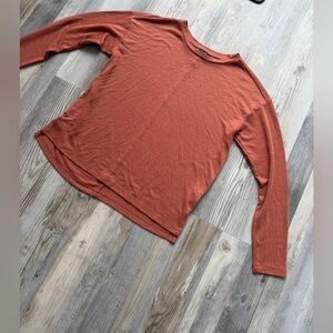 Banana Republic Terracotta Long Sleeve Top
